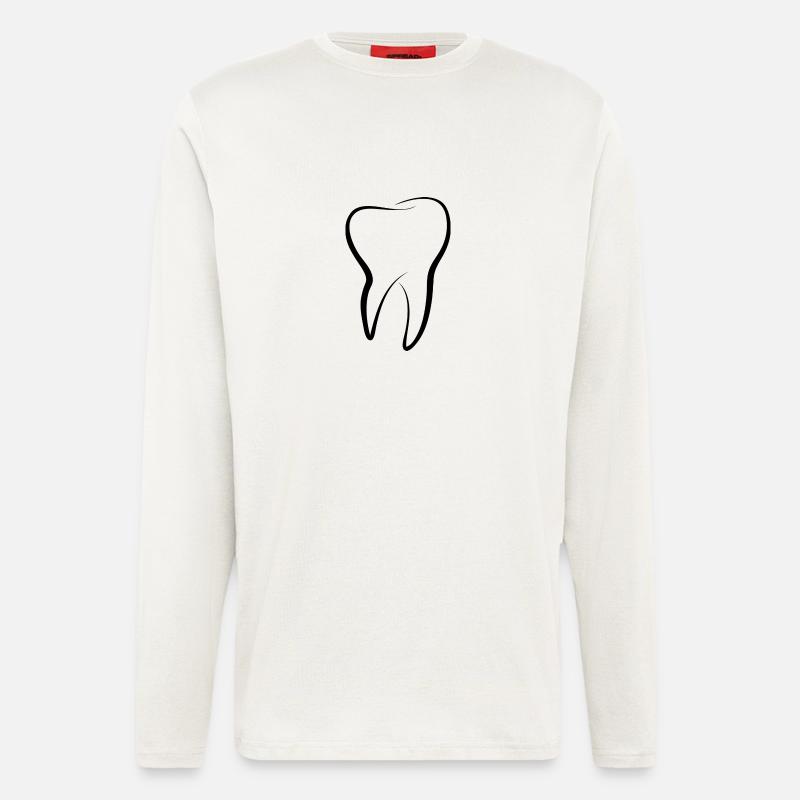 Zahn - Langarmshirt - made by SPREAD  - OFF WHITE