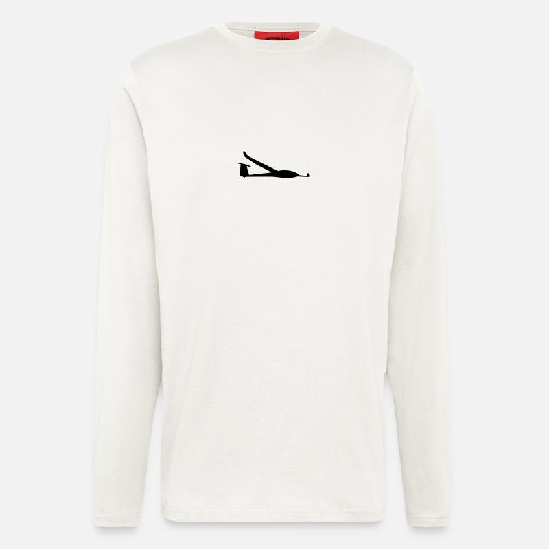 Rolladen Schneider LS8 - Longsleeve - made by SPREAD  - OFF WHITE
