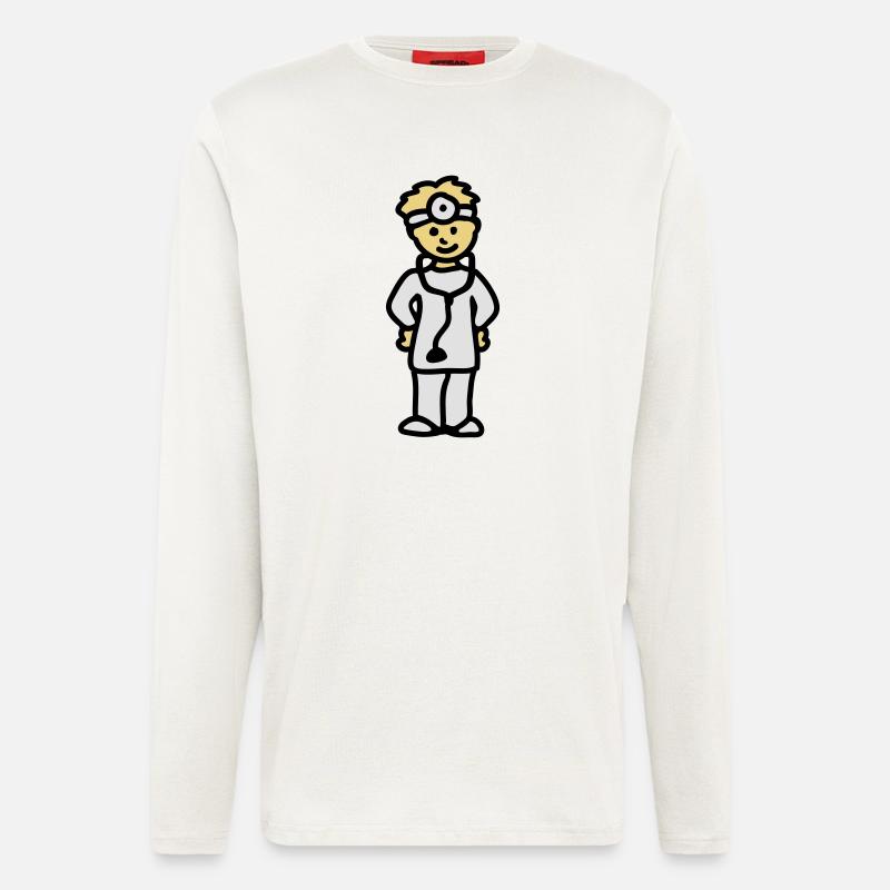 Doctor: 3 - Longsleeve - made by SPREAD  - OFF WHITE