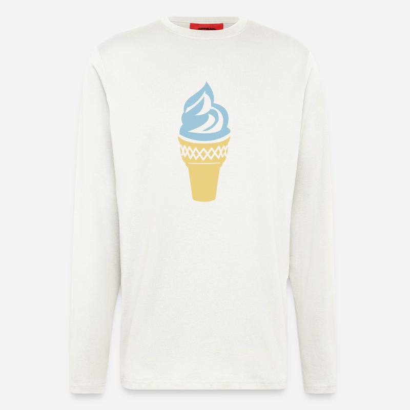 eis creme - Langarmshirt - made by SPREAD  - OFF WHITE