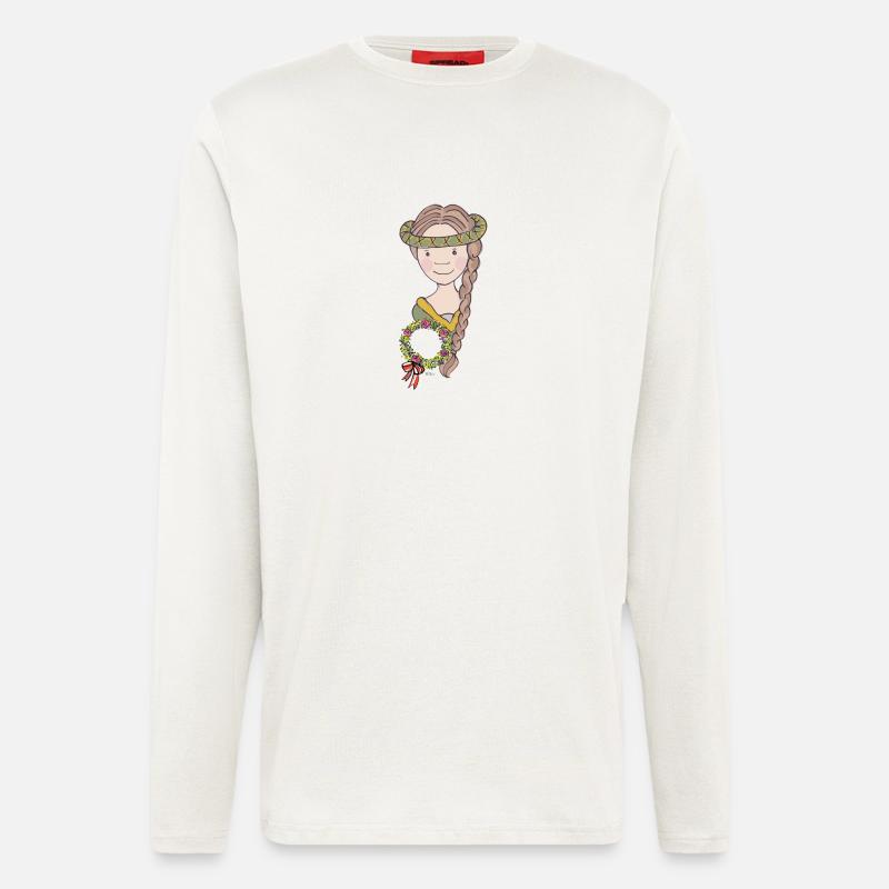 Mittelalter Mädchen - Langarmshirt - made by SPREAD  - OFF WHITE