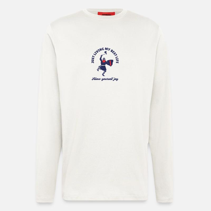 EnjoyDark - Langarmshirt - made by SPREAD  - OFF WHITE