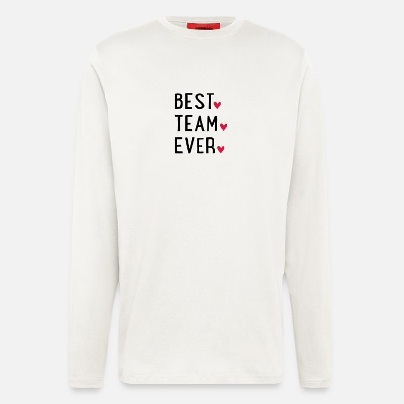 BESTTEAMEVER - Longsleeve - made by SPREAD  - OFF WHITE