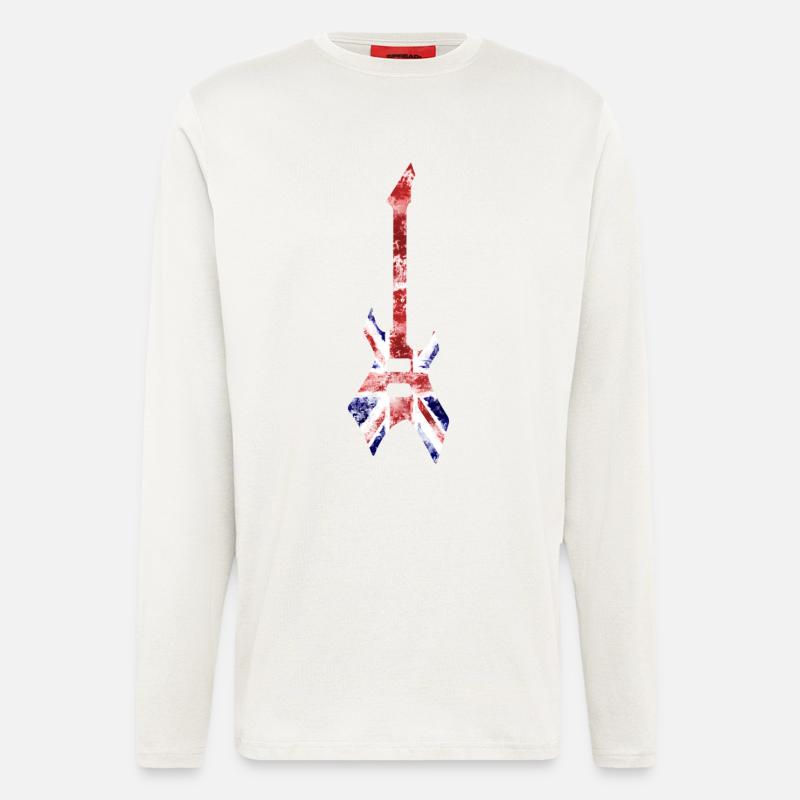 BC Rich Union Jack - Langarmshirt - made by SPREAD  - OFF WHITE