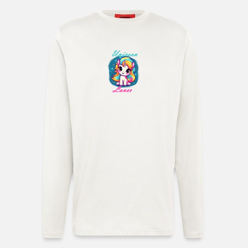 Unicorn Lover - Langarmshirt - made by SPREAD  - OFF WHITE