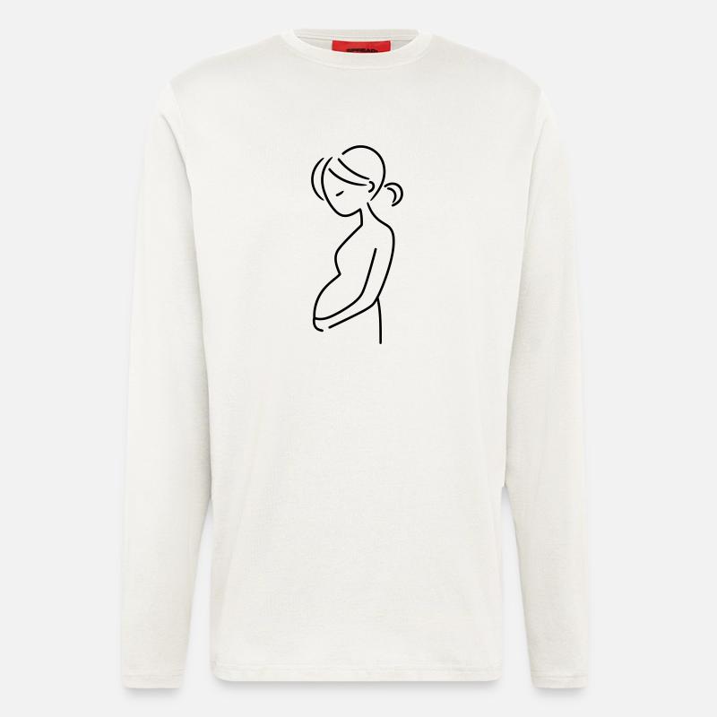 pregnant - Longsleeve - made by SPREAD  - OFF WHITE