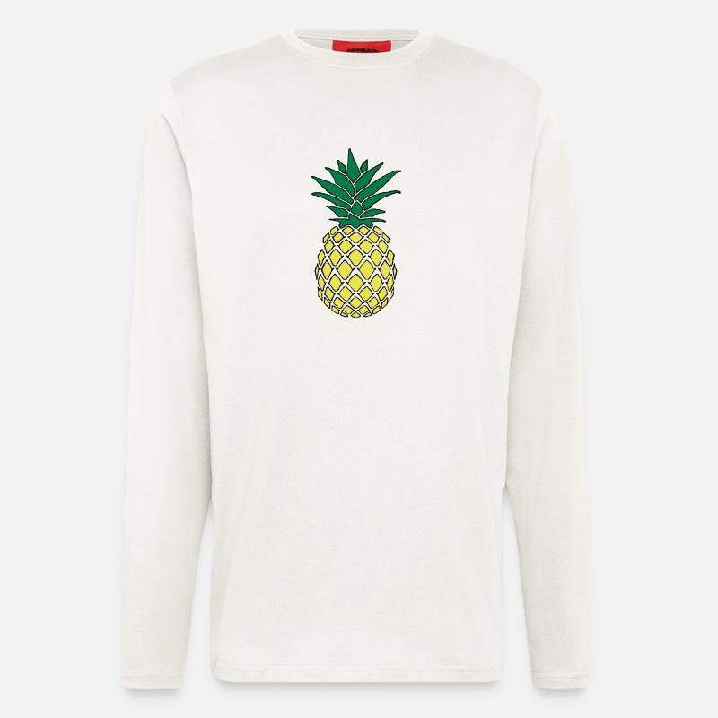 flippige Ananas - Langarmshirt - made by SPREAD  - OFF WHITE