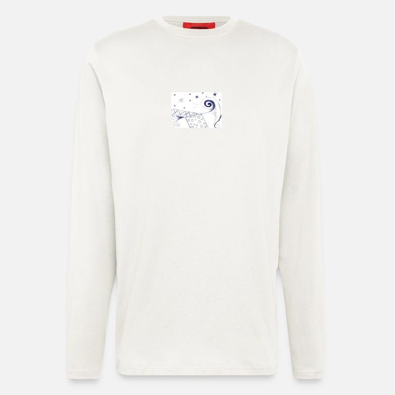 Modern Art - Langarmshirt - made by SPREAD - OFF WHITE