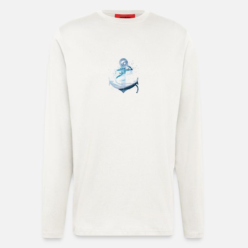 Anker - Langarmshirt - made by SPREAD  - OFF WHITE