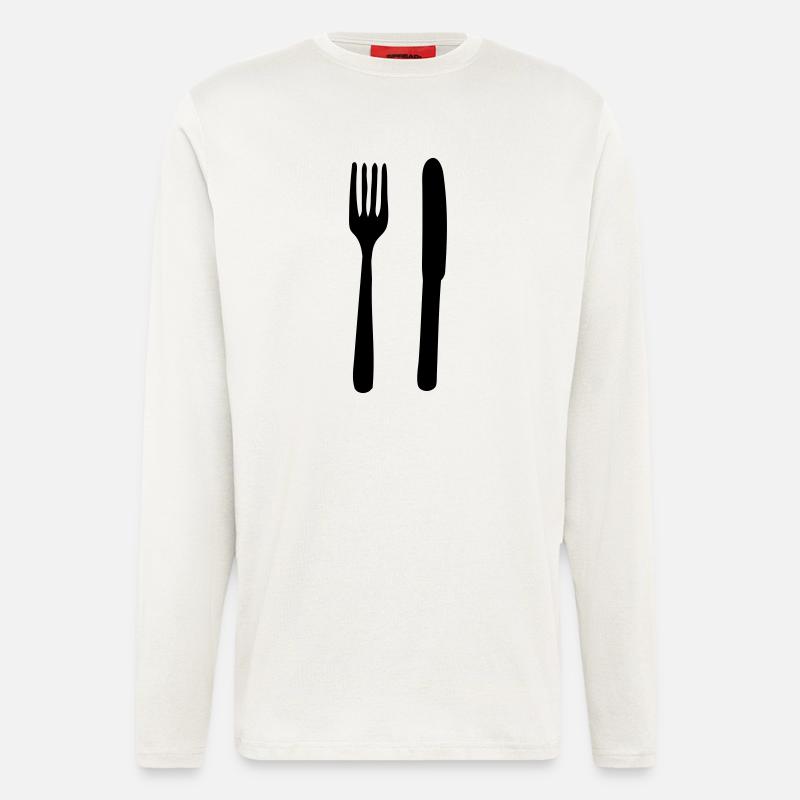 Couverts simples - Langarmshirt - made by SPREAD  - OFF WHITE