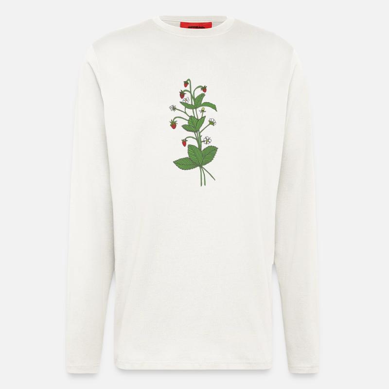 Walderdbeeren - Langarmshirt - made by SPREAD  - OFF WHITE