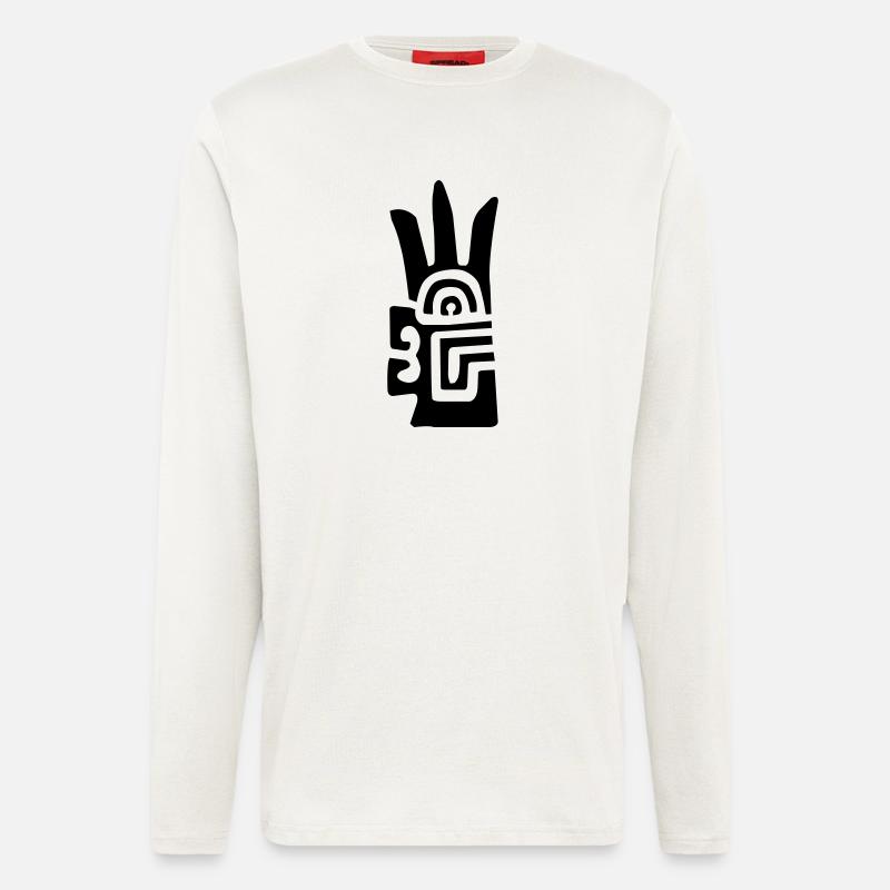 Chavín - Langarmshirt - made by SPREAD  - OFF WHITE