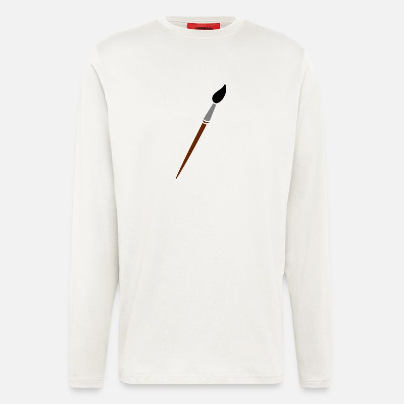 Pinsel - Langarmshirt - made by SPREAD  - OFF WHITE