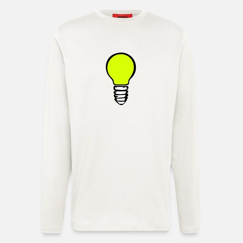 Glühbirne 3farbig - Langarmshirt - made by SPREAD  - OFF WHITE