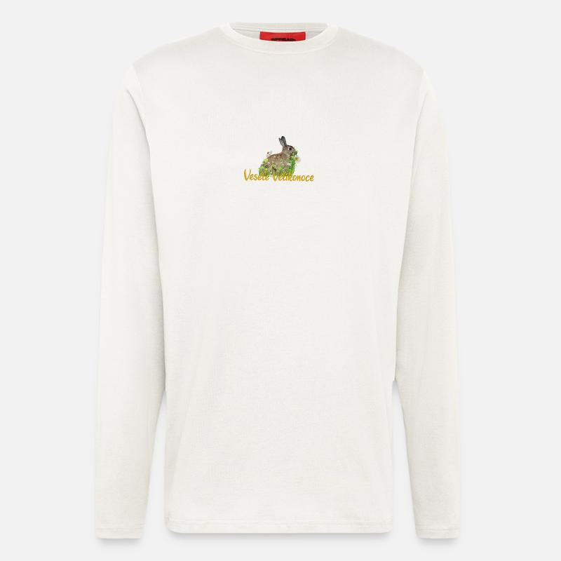 Vesele Velikonoce - Langarmshirt - made by SPREAD  - OFF WHITE