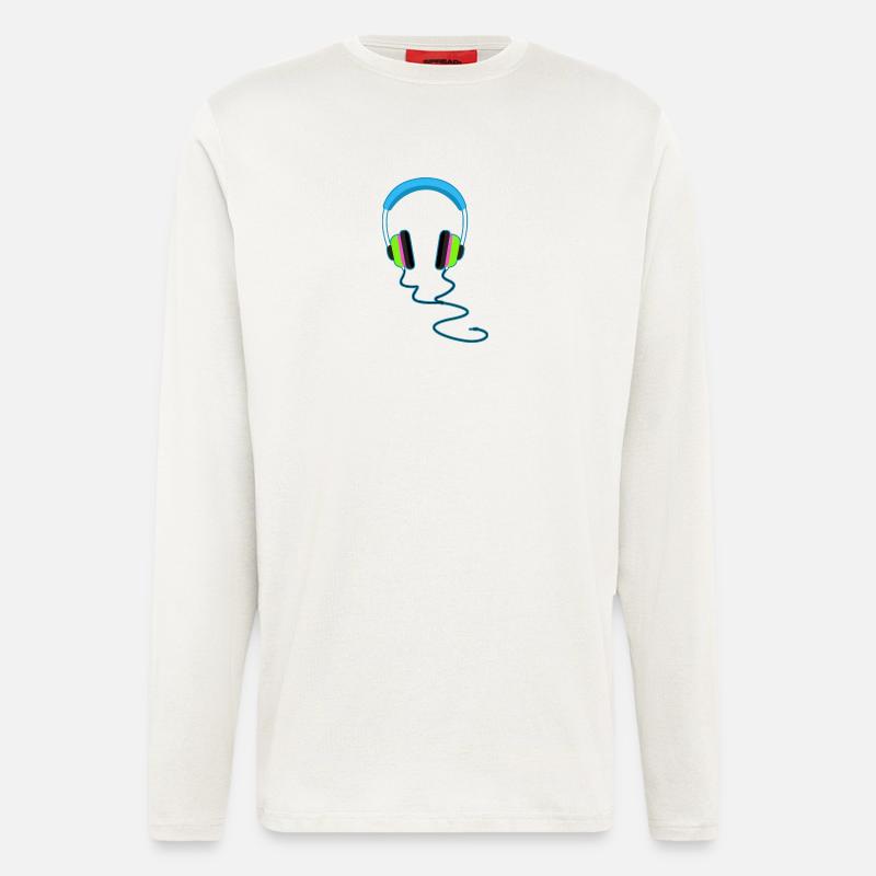 Glitzernder Regenbogenhelm - Langarmshirt - made by SPREAD  - OFF WHITE