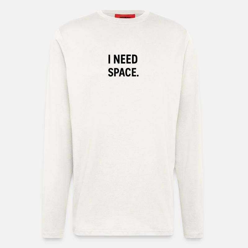 Need Space  - Langarmshirt - made by SPREAD  - OFF WHITE
