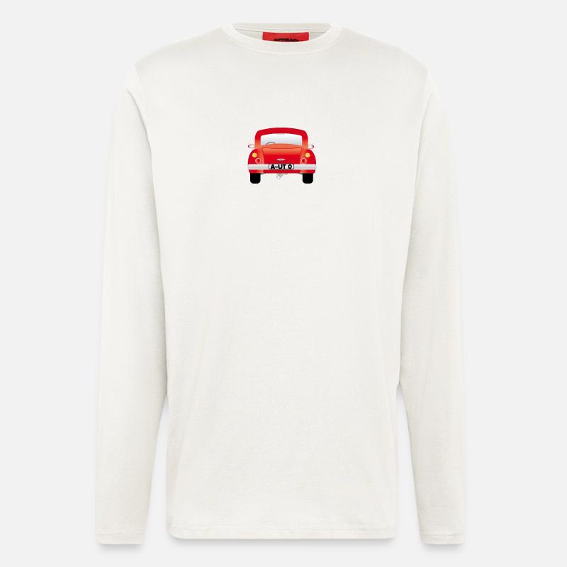 Auto (Heckansicht) - Langarmshirt - made by SPREAD  - OFF WHITE