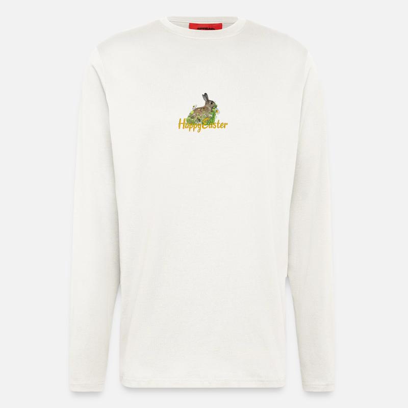 Happy Easter rabbit - Langarmshirt - made by SPREAD  - OFF WHITE
