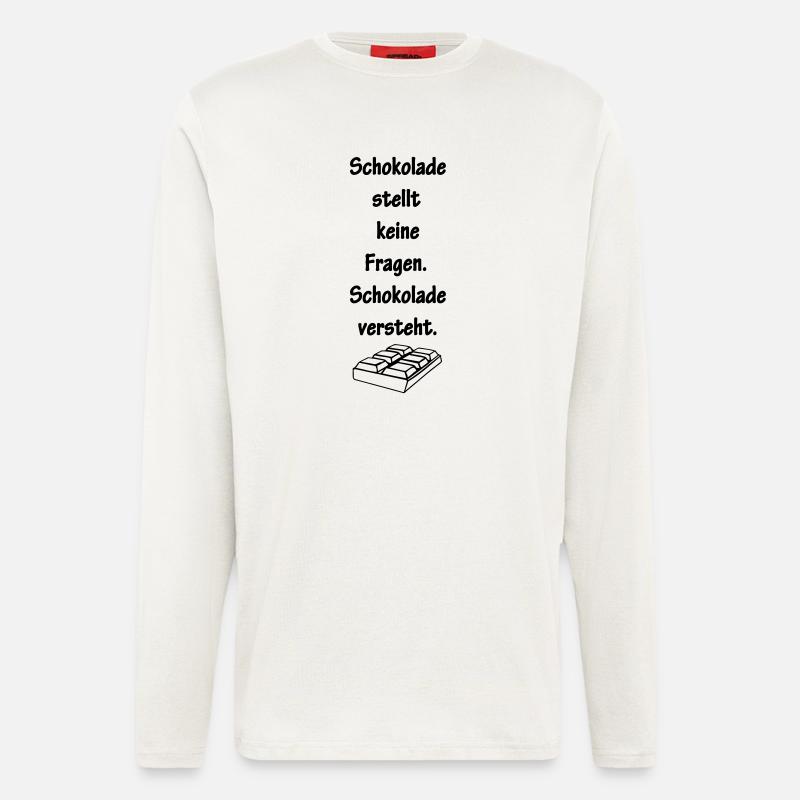 schokolade - Langarmshirt - made by SPREAD  - OFF WHITE