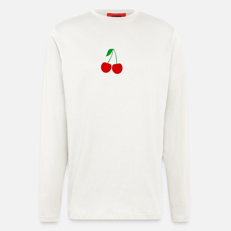 Cherry cherries - Longsleeve - made by SPREAD  - OFF WHITE