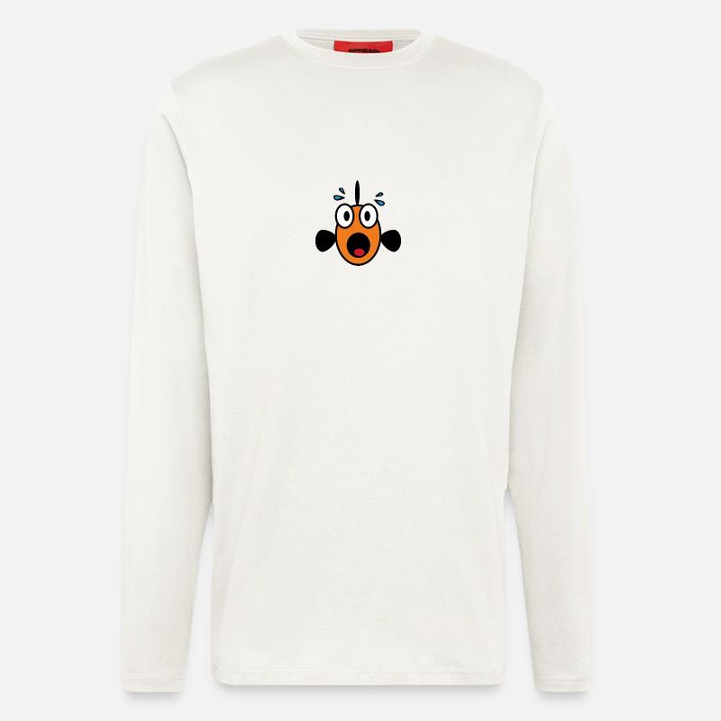 Panic Fish - Longsleeve - made by SPREAD  - OFF WHITE