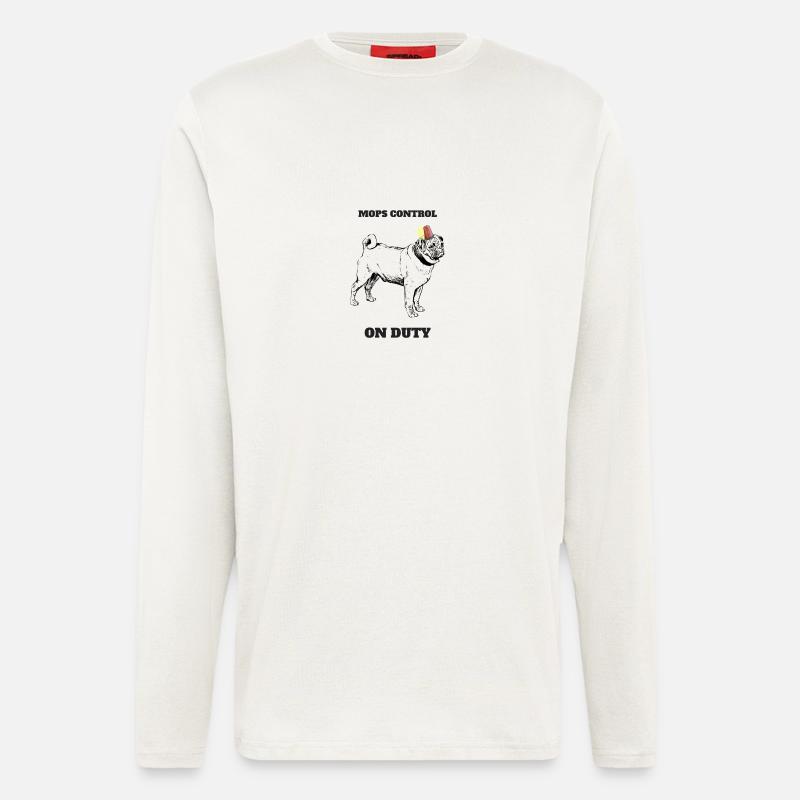 MOPS CONTROL - Longsleeve - made by SPREAD  - OFF WHITE