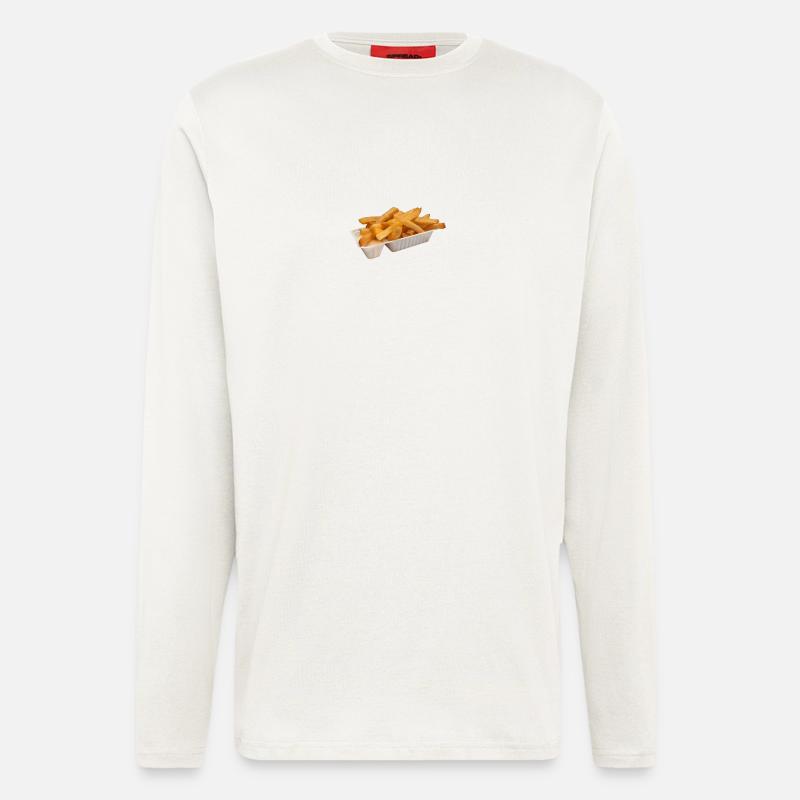 fries stuff - Longsleeve - made by SPREAD  - OFF WHITE