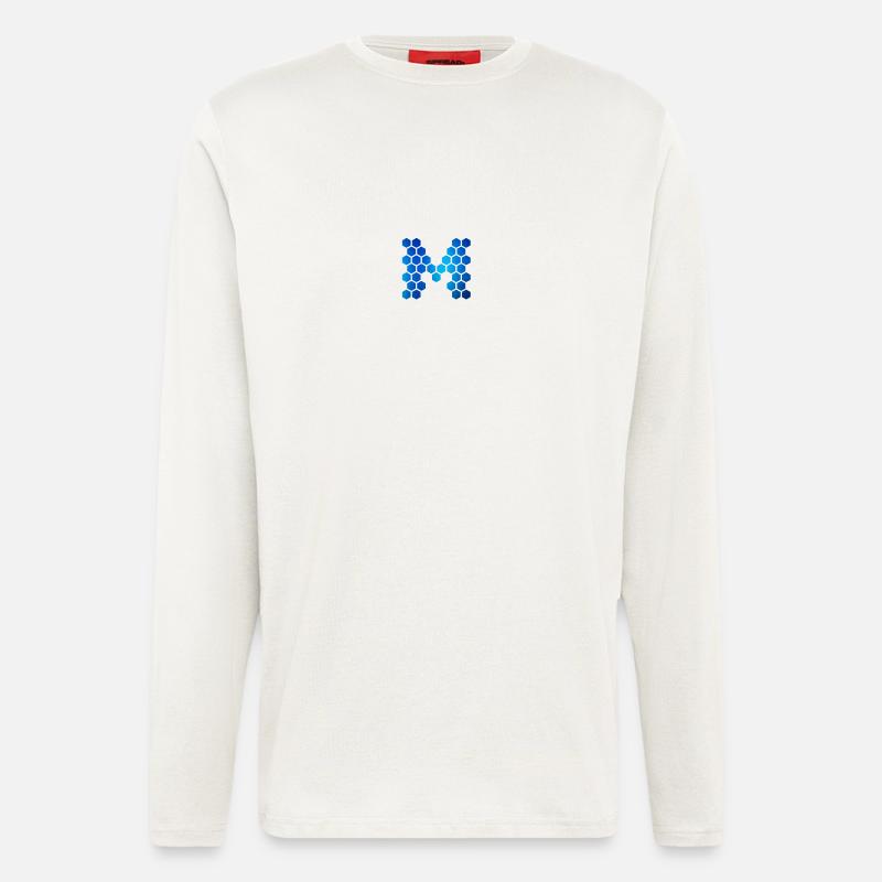 m hex logo - Longsleeve - made by SPREAD  - OFF WHITE