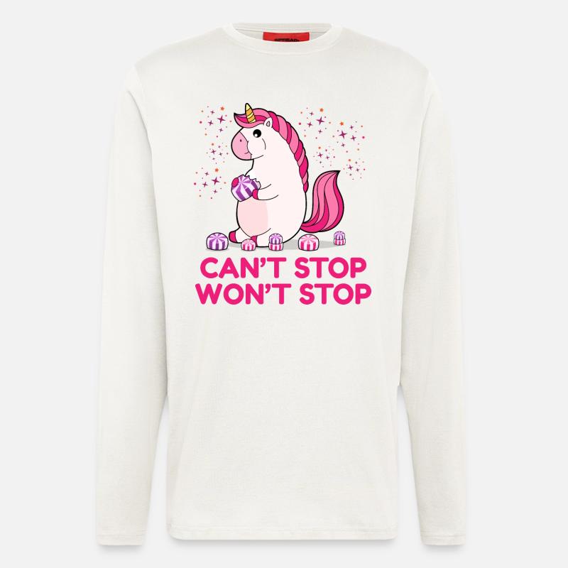 Can't Stop Won't Stop - Langarmshirt - made by SPREAD  - OFF WHITE