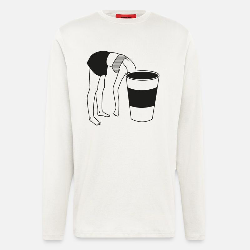 COFFE BREAK - Longsleeve - made by SPREAD  - OFF WHITE