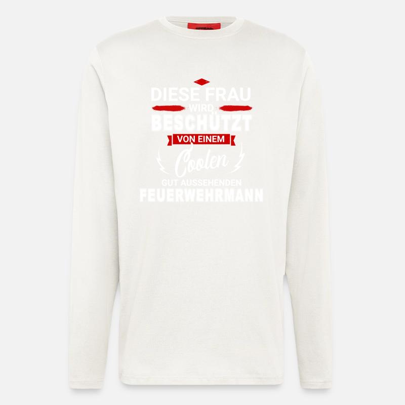 FEUERWEHRMANN - Langarmshirt - made by SPREAD  - OFF WHITE