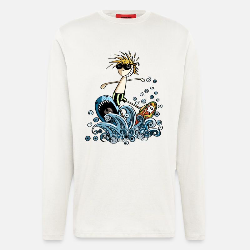Cool Power Surfer - Comic - Longsleeve - made by SPREAD  - OFF WHITE