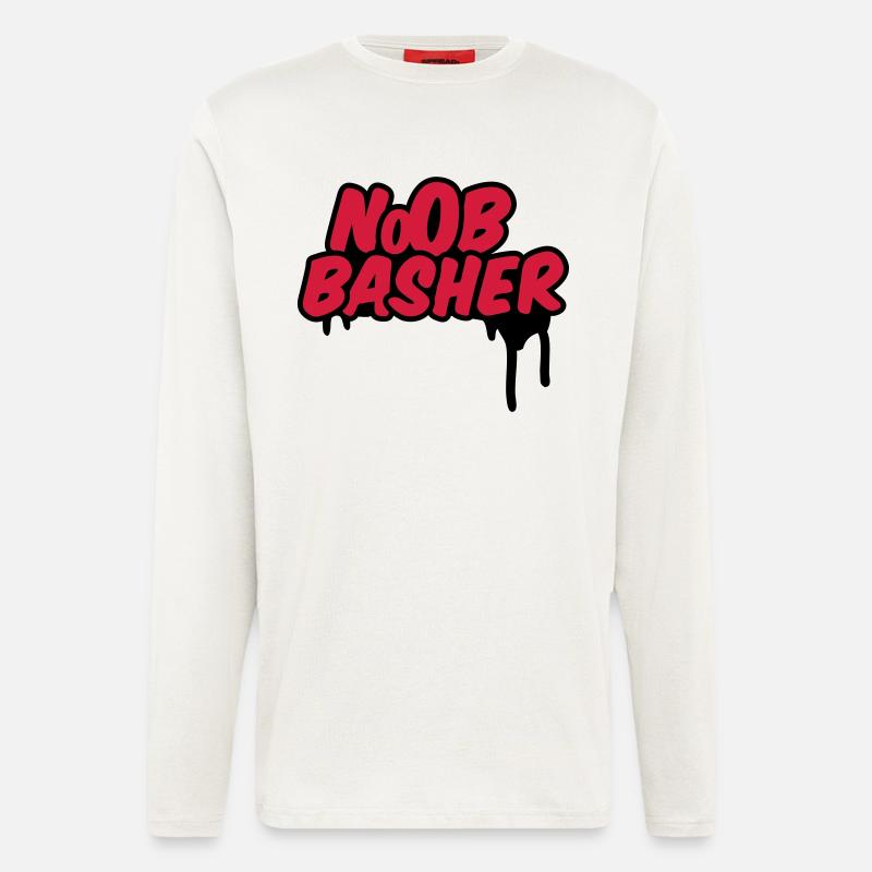 Noob Basher - Langarmshirt - made by SPREAD  - OFF WHITE