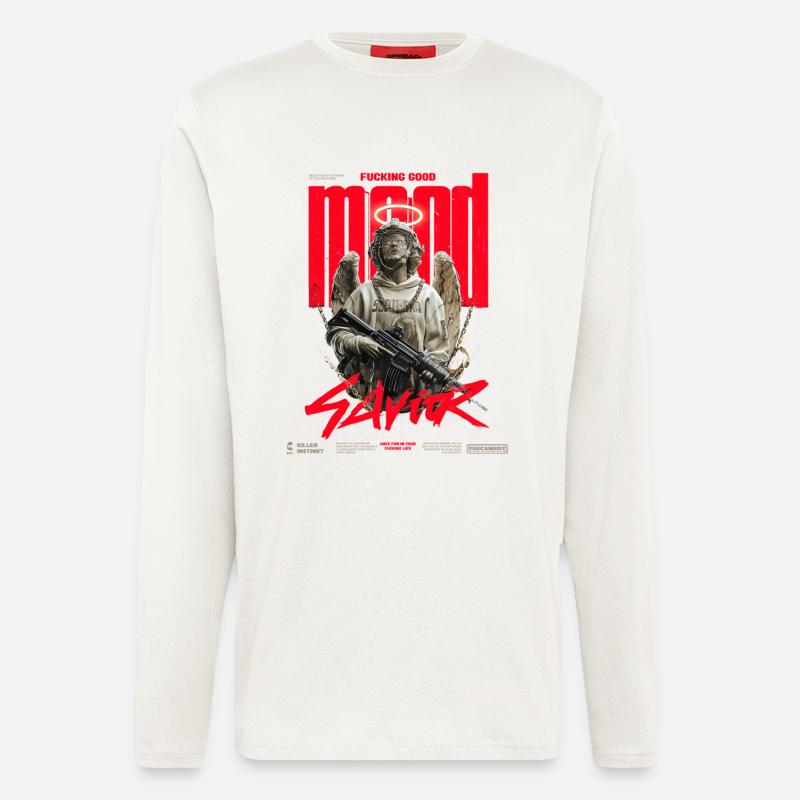 Arch angel Savior - Langarmshirt - made by SPREAD  - OFF WHITE