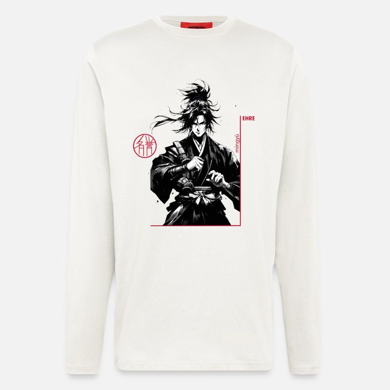 Samurai - Langarmshirt - made by SPREAD - OFF WHITE