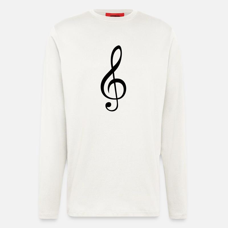 Musik - Langarmshirt - made by SPREAD  - OFF WHITE