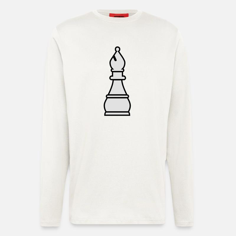 Schach Läufer - Langarmshirt - made by SPREAD  - OFF WHITE