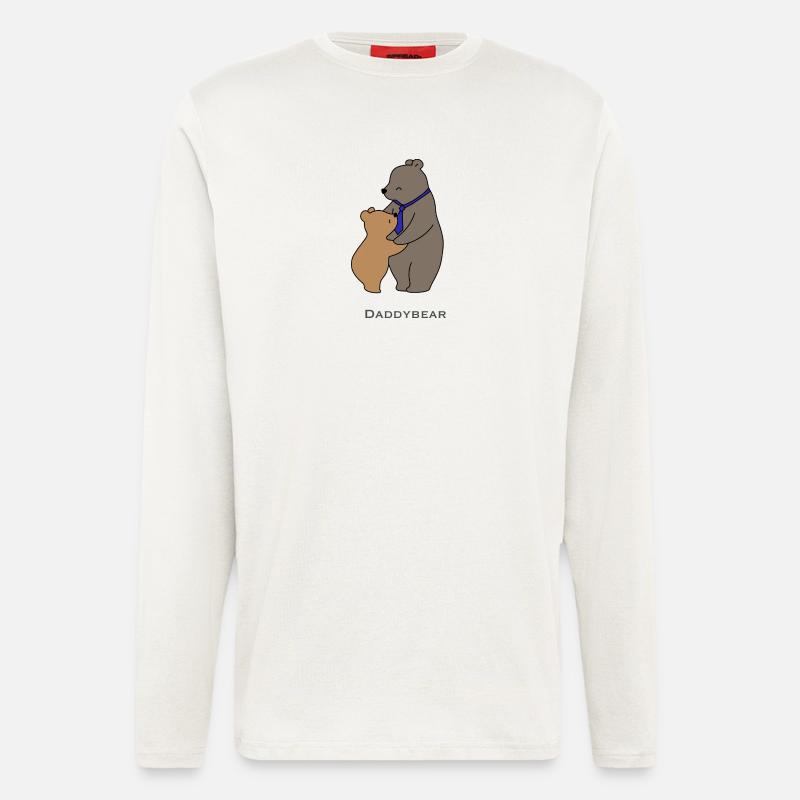 DaddyBear Hug - Longsleeve - made by SPREAD  - OFF WHITE