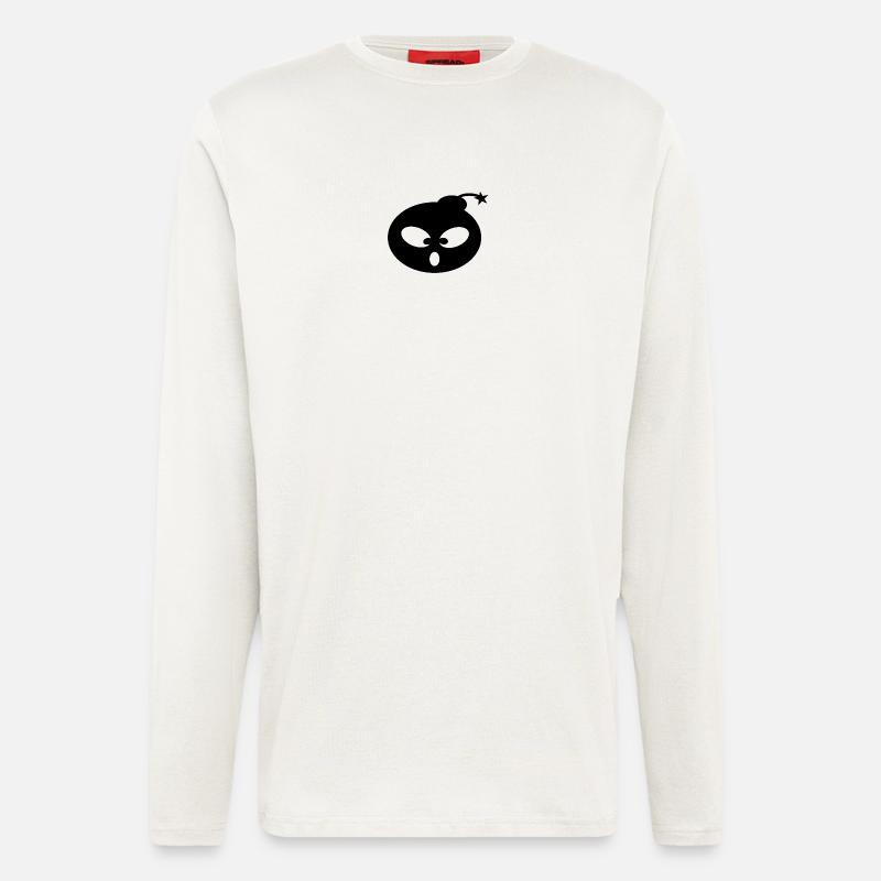 Bomb Oh - Langarmshirt - made by SPREAD - OFF WHITE