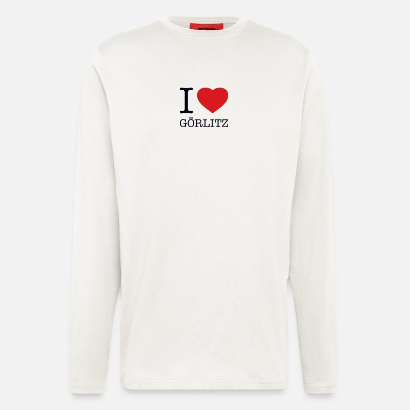 I LOVE GÖRLITZ - Langarmshirt - made by SPREAD - OFF WHITE
