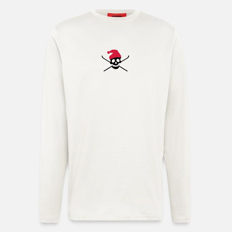 Ski - Manches longues bio décontracté fabriqué en UE - OFF WHITE