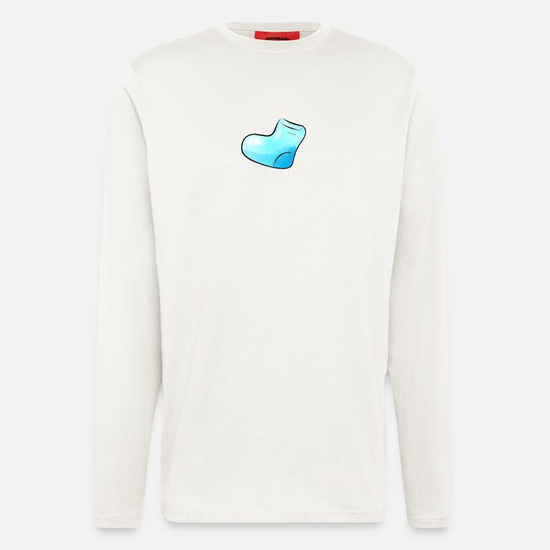 blue sock - Longsleeve - made by SPREAD - OFF WHITE