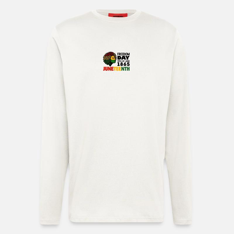 Juneteenth - Langarmshirt - made by SPREAD  - OFF WHITE