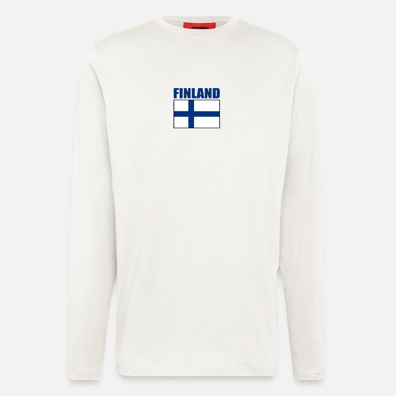 Finnland - Langarmshirt - made by SPREAD  - OFF WHITE