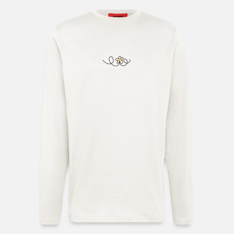 Blume - Langarmshirt - made by SPREAD  - OFF WHITE