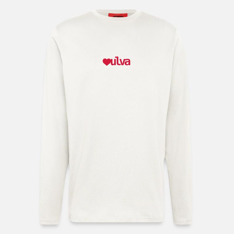 Vulva Herz - Langarmshirt - made by SPREAD  - OFF WHITE