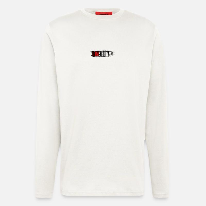 Ich bin Bold Identity Graphic Tee - Langarmshirt - made by SPREAD  - OFF WHITE