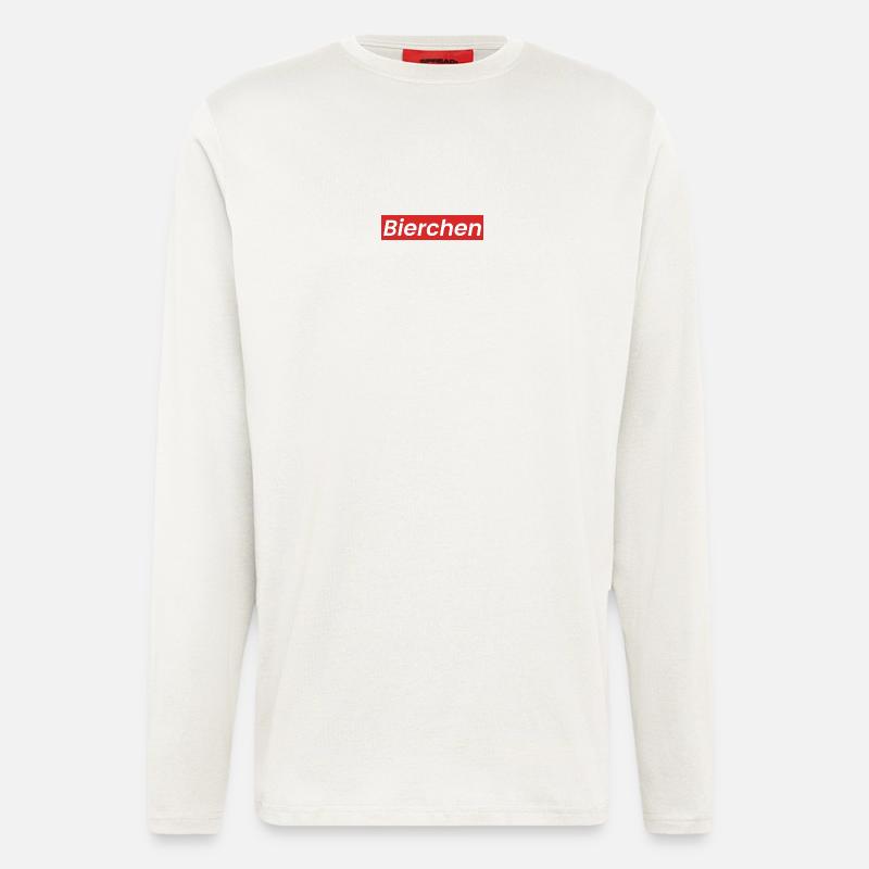 Bierchen Logo - Langarmshirt - made by SPREAD  - OFF WHITE