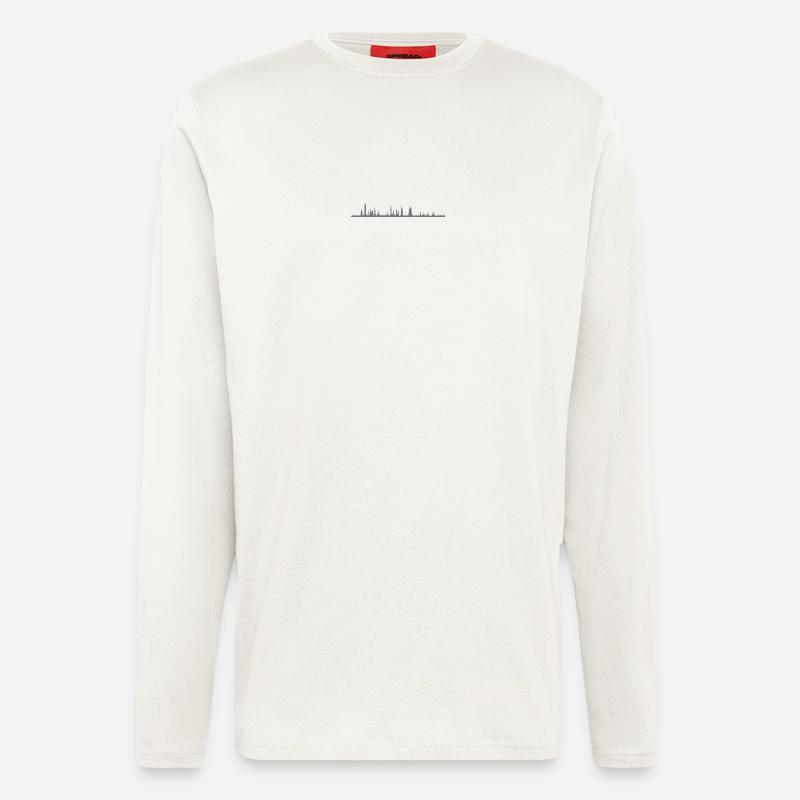 Audio Waveform - Langarmshirt - made by SPREAD  - OFF WHITE